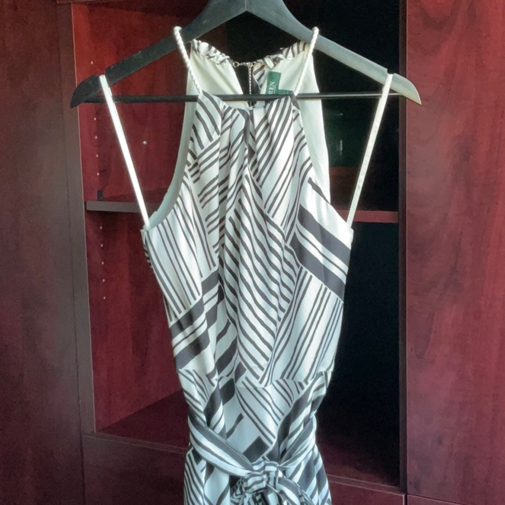 Ralph Lauren Summer Maxi Halter Dress / Size 4 - Picture 4 of 14